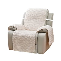Xusx111 - Cubierta De La Silla De Estar, Cubierta De La Silla De Estar Acolchada Lavable De 21,7 Pulgadas, Cubierta De Protección De Muebles Para Mascotas/Niños (Beige)