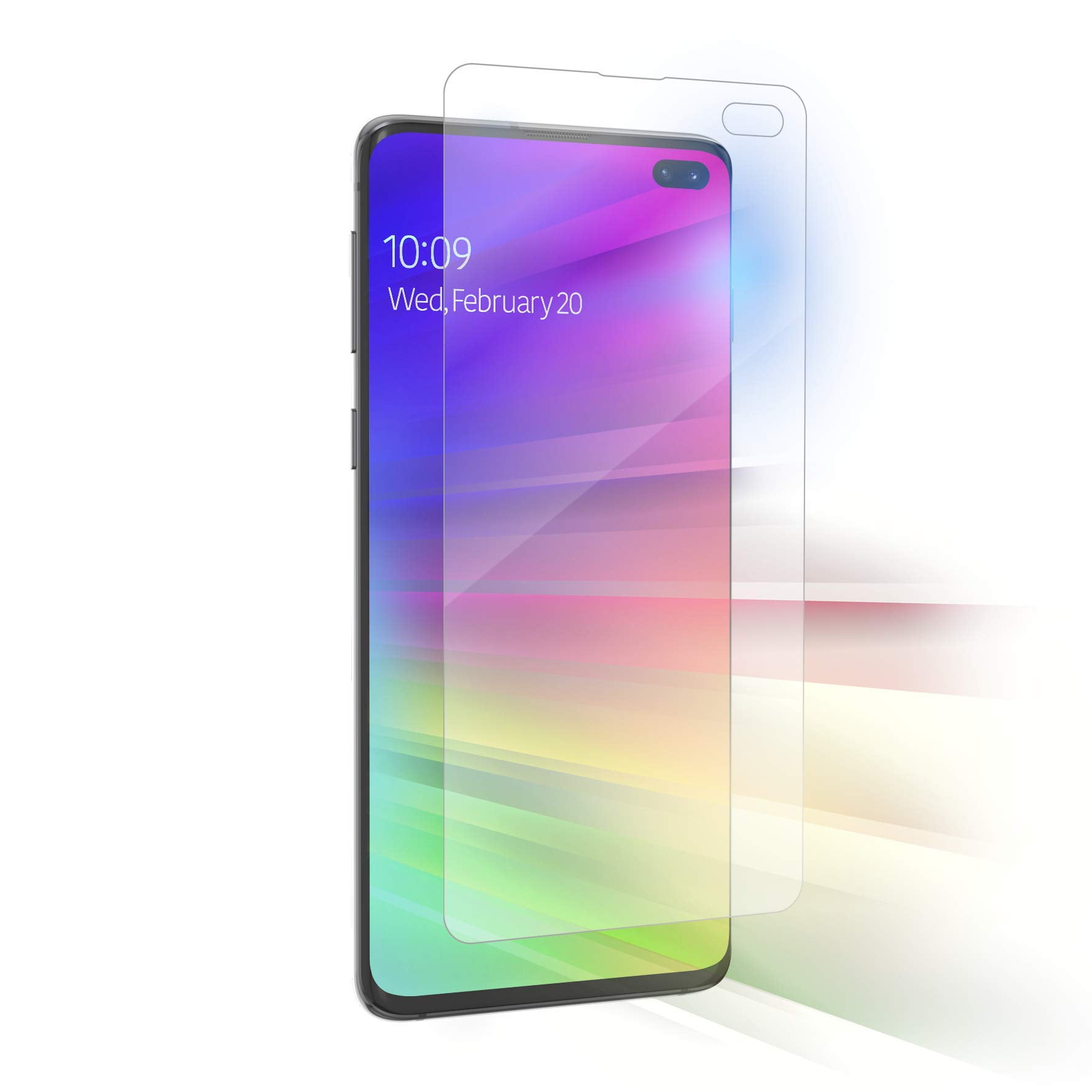 Protector De Pantalla Zagg Ultra Visionguard Para Samsung S10+