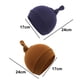 thumbnail image 2 of Gorro para recién nacidos, otoño e invierno, para bebés, niños y niñas., 2 of 5