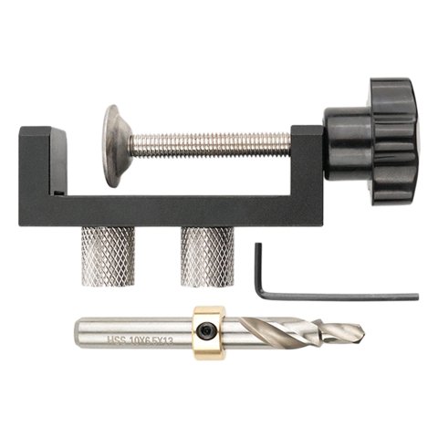 Magideal - Ayuda De Perforación Para Perfiles De Aluminio, Guía De Perforación, Conexión De Perforación, Perforadora Resistente, Herramienta De Perforación Para