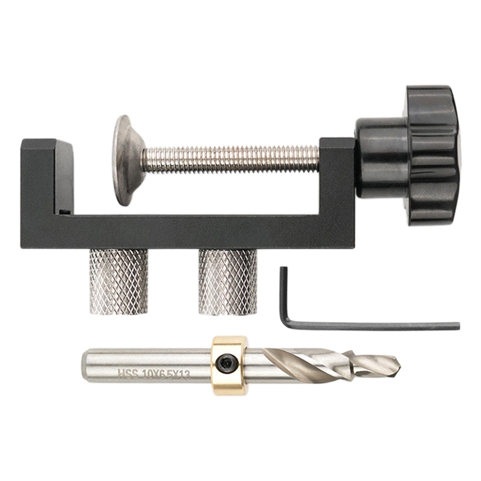 Magideal - Ayuda De Perforación Para Perfiles De Aluminio, Guía De Perforación, Conexión De Perforación, Perforadora Resistente, Herramienta De Perforación Para