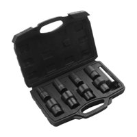 Magideal - Conjunto De Zócalo De Impacto De 8 Piezas, Enchufes De Tuerca De Accionamiento De 1/2 Pulgada, Métrica De 14 Mm 16 Mm 17 Mm 19 Mm 22 Mm De 24 Mm 27 Mm