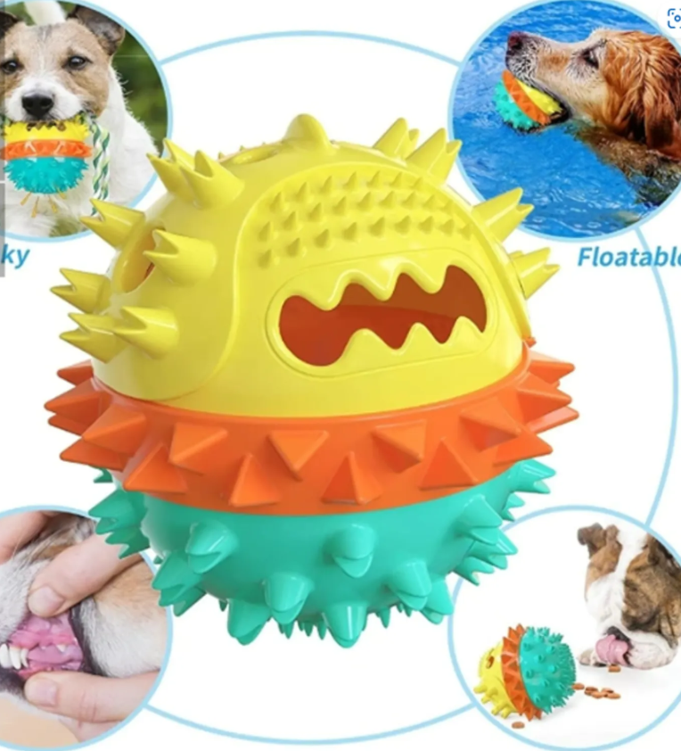 Genérico - Bola De Juguete Limpieza De Dientes Para Mascotas