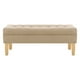 thumbnail image 1 of Banqueta Wood 2c Felpa 05 Beige, 1 of 4