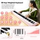 thumbnail image 2 of Piano digital TERENCE V30 Teclado ponderado de 88 teclas rosa, 2 of 3