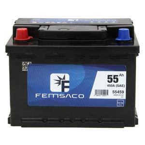 Genérico - Bateria Femsaco 55Ah Positivo Izquierdo Normal 400 Cca Gris Oscuro