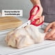 thumbnail image 3 of Tijeras Misen Heavy Duty rojas para cocina, 3 of 7