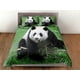 thumbnail image 2 of Juego de funda nórdica para niños con forma de panda juguetón, juego de cama full, king, queen, dormitorio, 2 of 3