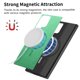 thumbnail image 5 of Magnetic Slim Case for Samsung Galaxy S24 Ultra with Camera Guard & Anti-Scratch Back Green, 5 of 6