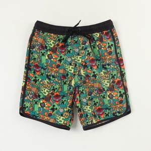 Traje De Baño Niño Verde Full Print Minecraft