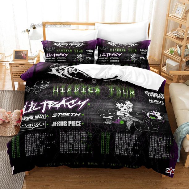Ghostemane Bedding Set Bed Set Aldult Kid Bedroom Duvetcover Sets Cool Hip Hop