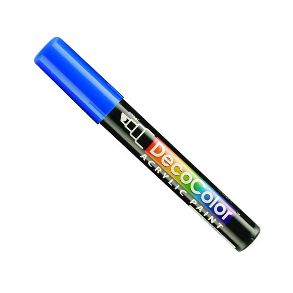 Marcador de Pintura Marvy Uchida Deco Color Punta Cincel Azul