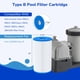 thumbnail image 2 of Cartucho de filtro para piscina Fil-fresh Tipo B para Intex 2500 GPH, 2 of 7