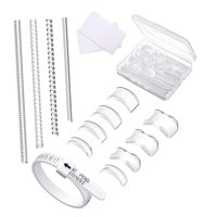 Magideal - 15 Unids/Set Ajustador De Tamaño De Anillo, Herramienta De Medición De Tamaño De Anillo, Tensor De Anillo Para Hombres Y Mujeres, Cambiador De Tamaño