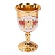 thumbnail image 5 of Copa De Vino De Metal, Patrón De Tallado Hecho A Mano Copa Cenas Cenas Decoración Decoración Flor Roja Cien Dorado, 5 of 5
