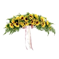 Bothyi - Guirnalda Floral De Girasol Artificial De 29 Pulgadas Para Adornos De Chimenea De Pared