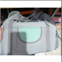 Genérico - Bolso Viajero Transportador De Mascotas Gris