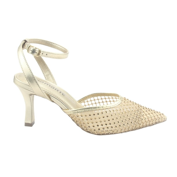 Zapato Via Marte Mujer 185-001-01 Dorado Casual