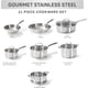 thumbnail image 2 of Set Ollas Acero Inoxidable 11 Piezas Inducción Horno, 2 of 3