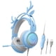 thumbnail image 2 of Auriculares Para Juegos Con Cable Con Micrófono De 3,5 Mm USB Ligero Para Tableta Portátil Azul, 2 of 5