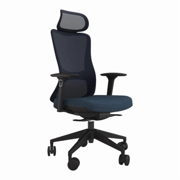 Silla de escritorio ergonómica Yoto color azul petróleo