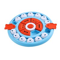 Magideal - Juguete De Rompecabezas Para Perros, Juguetes De Enriquecimiento Para Perros, Antideslizante, Antiasfixia, Alimentador Lento, Dispensador De Alimentos Azul