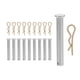 thumbnail image 1 of Pasadores y clips de bloqueo para andamios, piezas, accesorios de andamios de acero estables, resistentes y prácticos para reparaciones , Diámetro 10 Diámetro 10 mm, 1 of 5