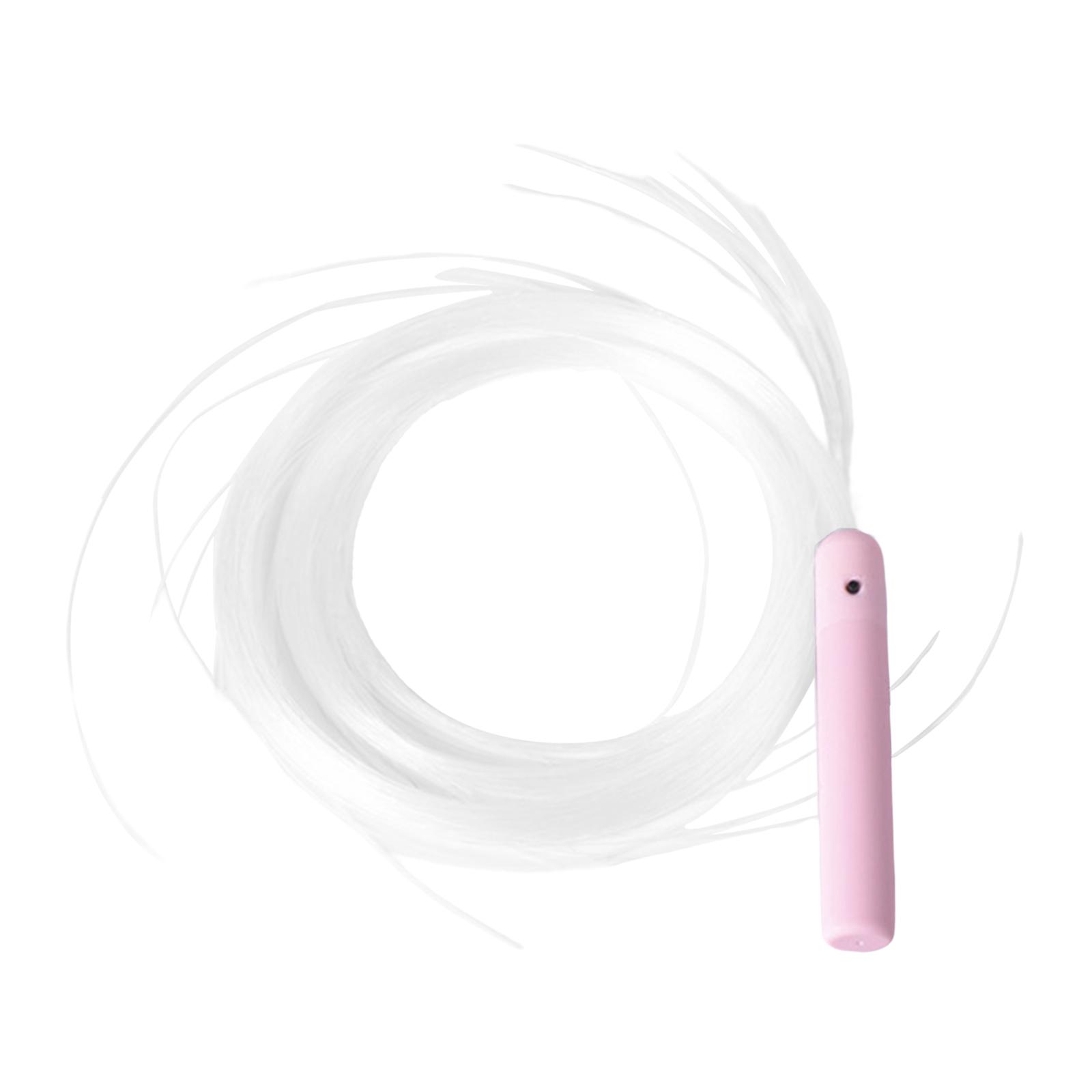 Bothyi - Látigos De Fibra Óptica Led Color De Luz Brillante Para Conciertos Rave Rosa