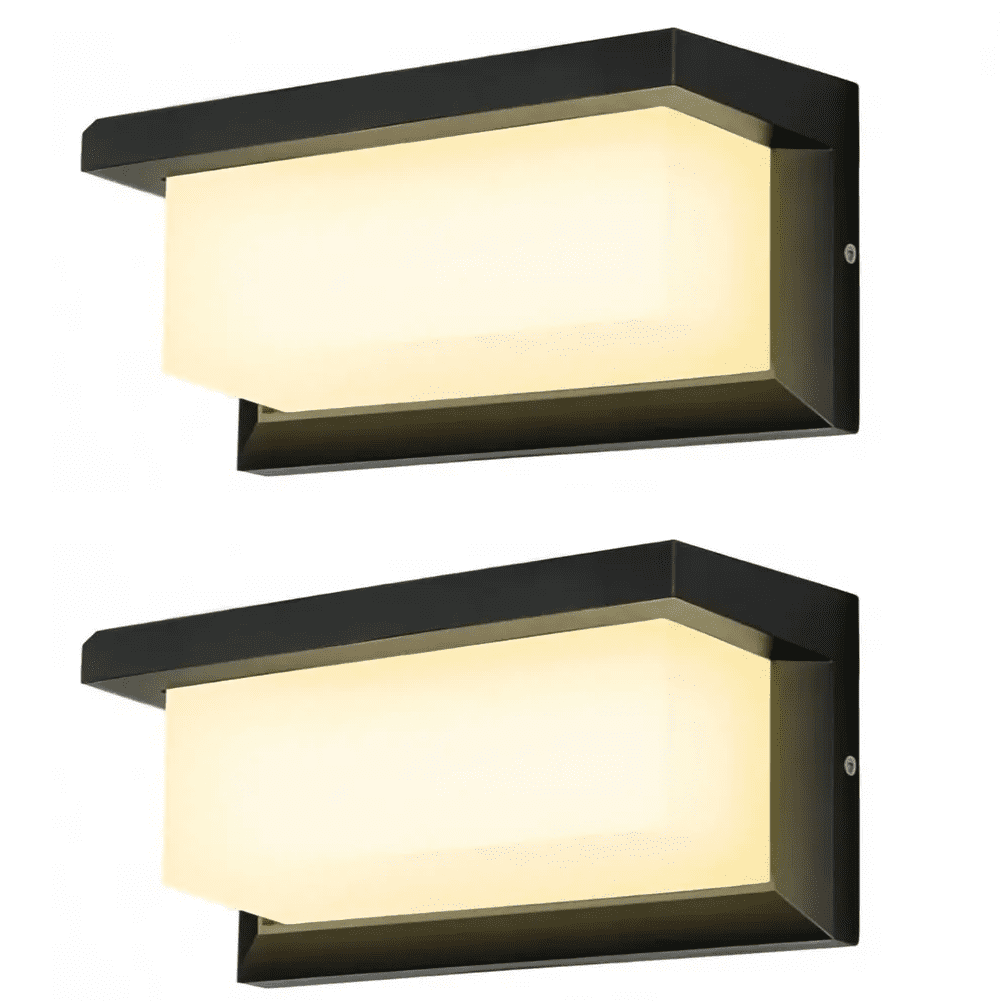 X2 Aplique Led Cálida Belug 18w Moderno Ip65 Impermeable Exterior