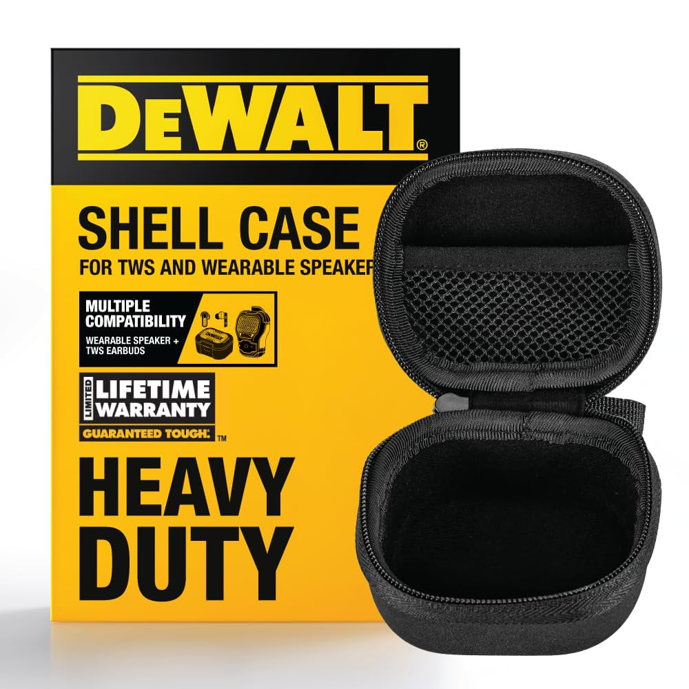 Funda Protectora Dewalt Para Auriculares Y Altavoz Tws