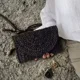 thumbnail image 2 of Bolso Tipo Sobre De Paja Mujer Verano Boho Negro Negro, 2 of 2