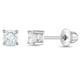 thumbnail image 1 of Aros solitario redondo con circones cuatro puntas de plata 925, 1 of 3