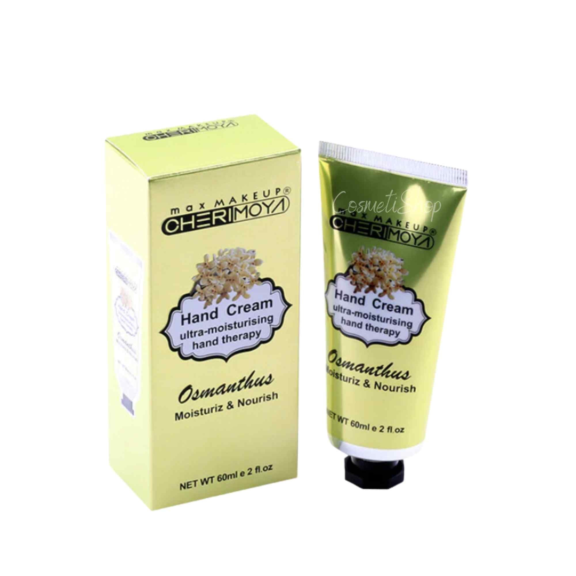 Cherimoya - Crema Hidratante Para Manos Envase Viajero De 60ml.