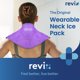 thumbnail image 2 of Envoltura de hielo para cuello REVIX, gel reutilizable cervical, color morado, 2 of 7
