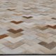 thumbnail image 4 of Alfombra Leather Patch Design  060X120 2334 Beige, 4 of 6