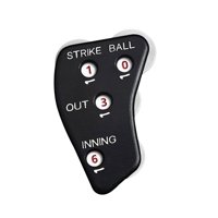 Ioensy - Árbitro De Béisbol Indicador De Engranaje Contador Softbol 4 Dial Árbitro Indicador De Engranaje