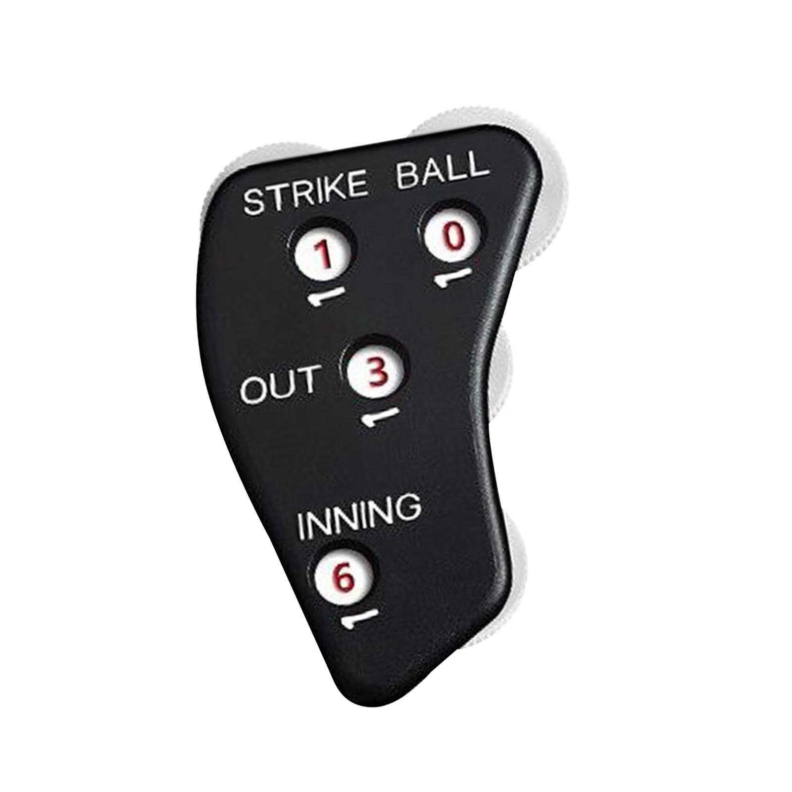 Ioensy - Árbitro De Béisbol Indicador De Engranaje Contador Softbol 4 Dial Árbitro Indicador De Engranaje