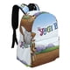 thumbnail image 2 of El Show de Oso Yogi-theme Backpack, Campus style schoolbag Bookbag with Adjustable Shoulder Straps And Large Zip Compartment, Unisex Travel Bags.42x30x15cm, 2 of 6