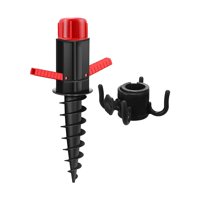 Ioensy - Gancho De Paraguas De Ancla De Arena De Sombrilla De Playa Para Anzuelos Negros De Arena De Caña De Pescar