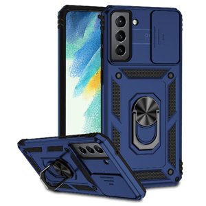 Estuche Gangxun Para Samsung Galaxy S21 Fe, Soporte Giratorio 360°, Estilo Mecánico Y Magnético