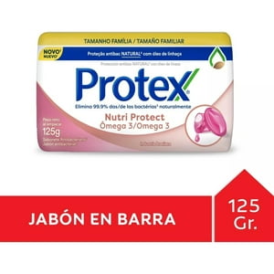 Colgate-Palmolive - Jabón En Barra Protex Nutri Protect Omega 3 125Gr