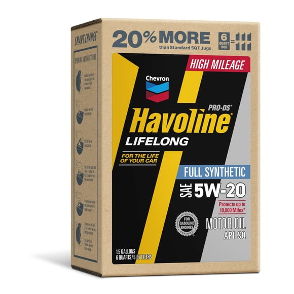 Aceite de motor HAVOLINE PRO-DS 5W-20 sintético completo 5,7 L