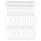 thumbnail image 2 of 30x Acrílico Transparente Llavero Espacios En Blanco DIY Kit Colgantes Rombo Redondeado, 2 of 5