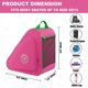 thumbnail image 4 of Bolsa de Patinaje HEXIFUL Rosa/Verde 011 Impermeable, 4 of 6