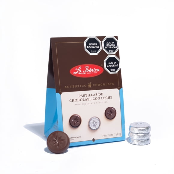 Pastillas de Chocolate de Leche 150g La Ibérica