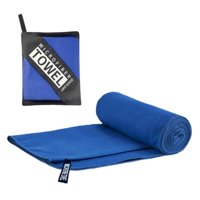 Magideal - Toalla De Secado Rápido, Toalla De Gimnasio, Toalla De Viaje Plegable De Secado Rápido Y Fresca, Toalla De Yoga Para Correr En Interiores, Uso Diario, Azul Real
