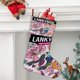 thumbnail image 2 of Lankybox Tema: Calcetines de Navidad, fino lino blanco para colgar en escaleras y chimenea, decoración navideña para el hogar, regalo de Navidad. 45cm × 32cm, 2 of 5