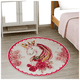 thumbnail image 1 of Alfombra Redonda Hogar Antideslizante 120cm Unicornio, 1 of 4
