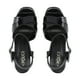 thumbnail image 5 of Sandalia Mujer Negro Taco Alto Jules Police, 5 of 5