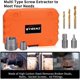 thumbnail image 4 of Extractor de tornillos WYBENZ 29 piezas – Juego de brocas de giro izquierdo, 4 of 9